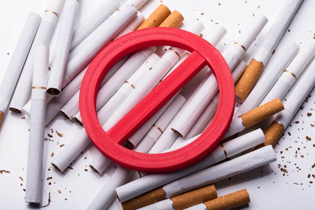 Rookruimtes verboden