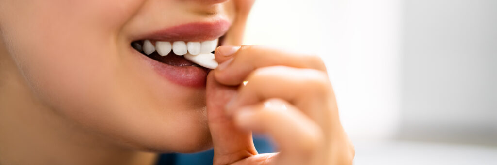 nicotine vervanger kauwgum afbeelding